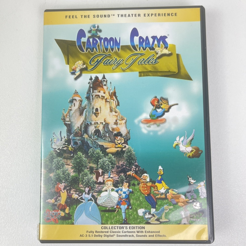 Cartoon Crazys Fairy Tales DVD Animated Color Collectors Edition Theater Exper‎